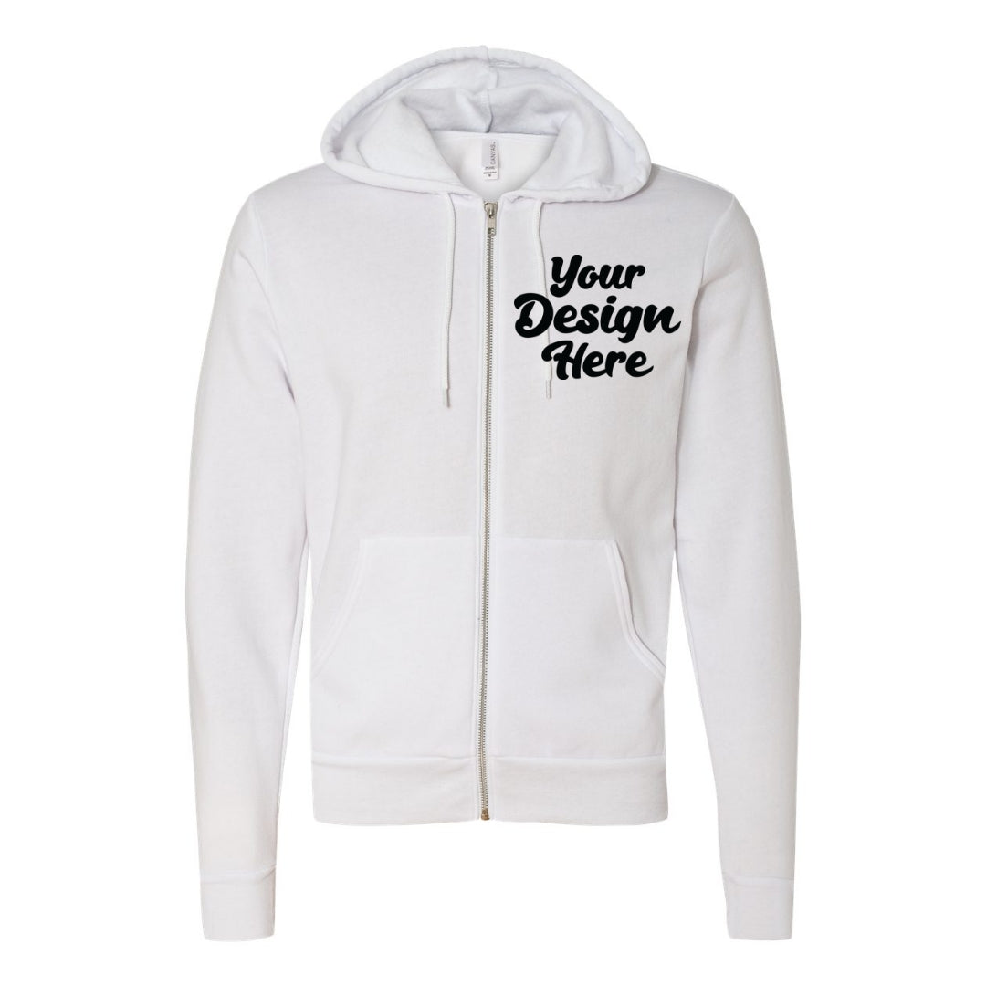 3739 | Unisex Sponge Fleece Full-Zip Hoodie