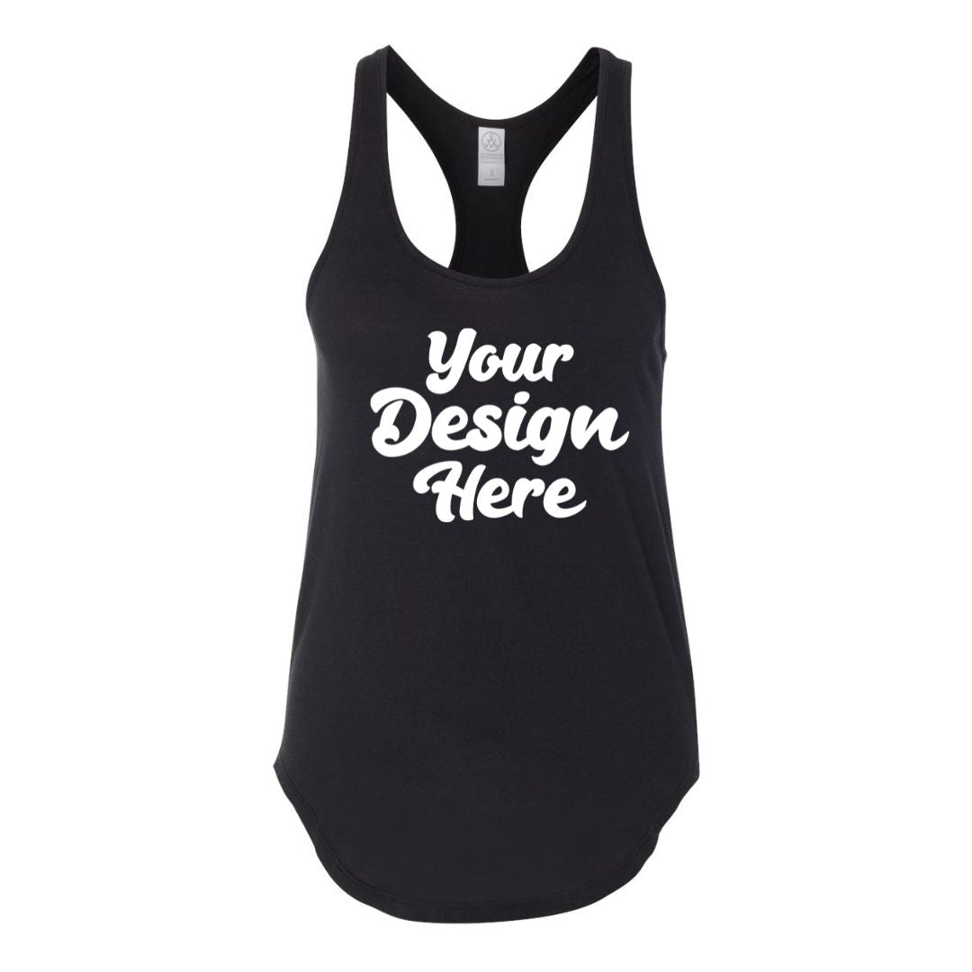 4031 | Women's Satin Jersey Shirttail Tank