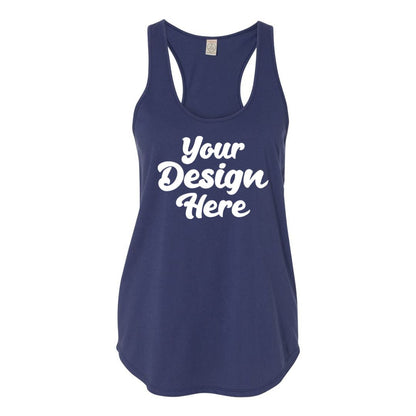 4031 | Women's Satin Jersey Shirttail Tank