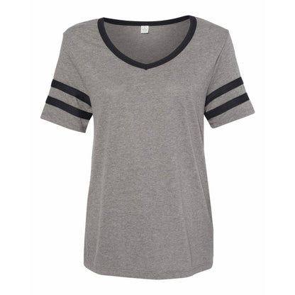 5058 | Women?s Vintage Jersey Varsity Tee