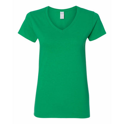 5V00L | Heavy Cotton Women?s V-Neck T-Shirt