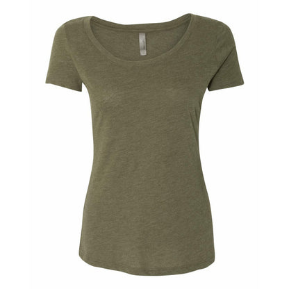 6730 | Women?s Triblend Short Sleeve Scoop