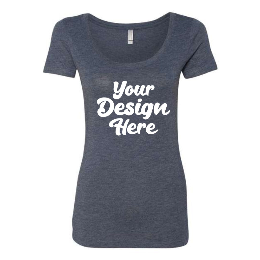 6730 | Women?s Triblend Short Sleeve Scoop
