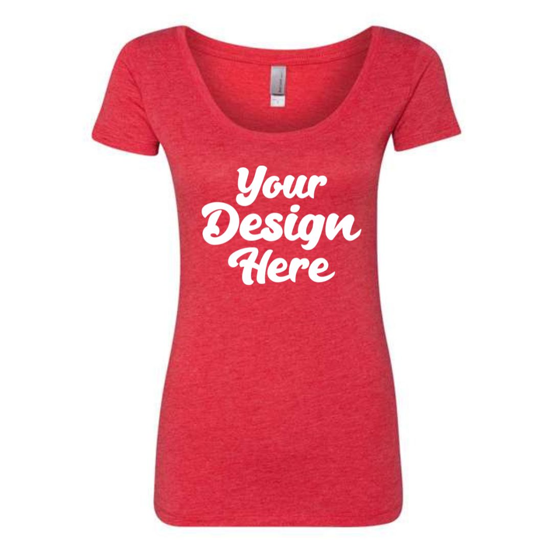 6730 | Women?s Triblend Short Sleeve Scoop