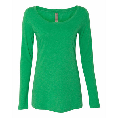 6731 | Women?s Triblend Long Sleeve Scoop