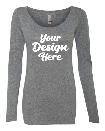 6731 | Women?s Triblend Long Sleeve Scoop