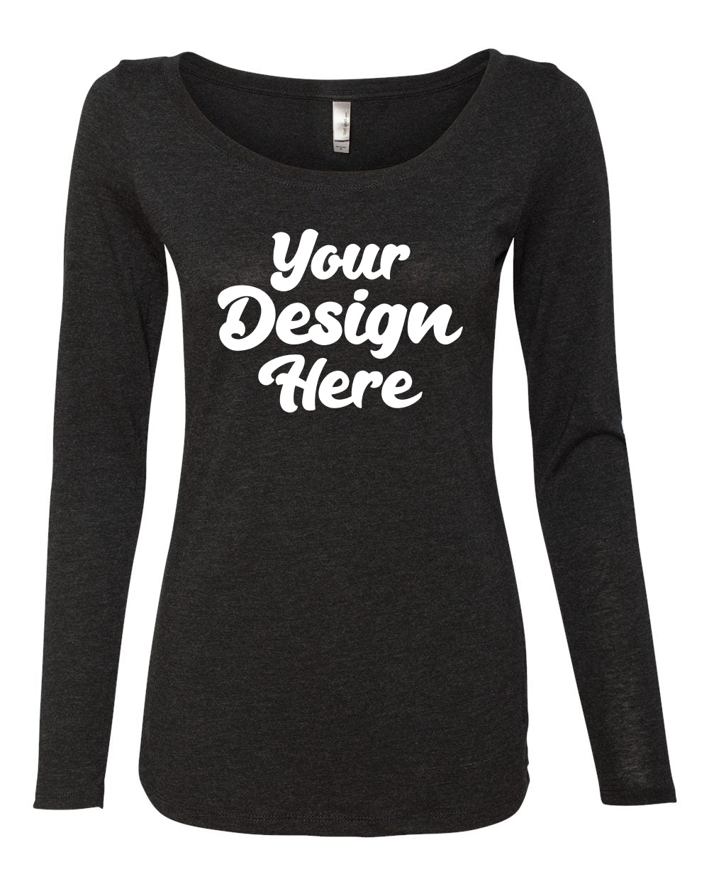 6731 | Women?s Triblend Long Sleeve Scoop
