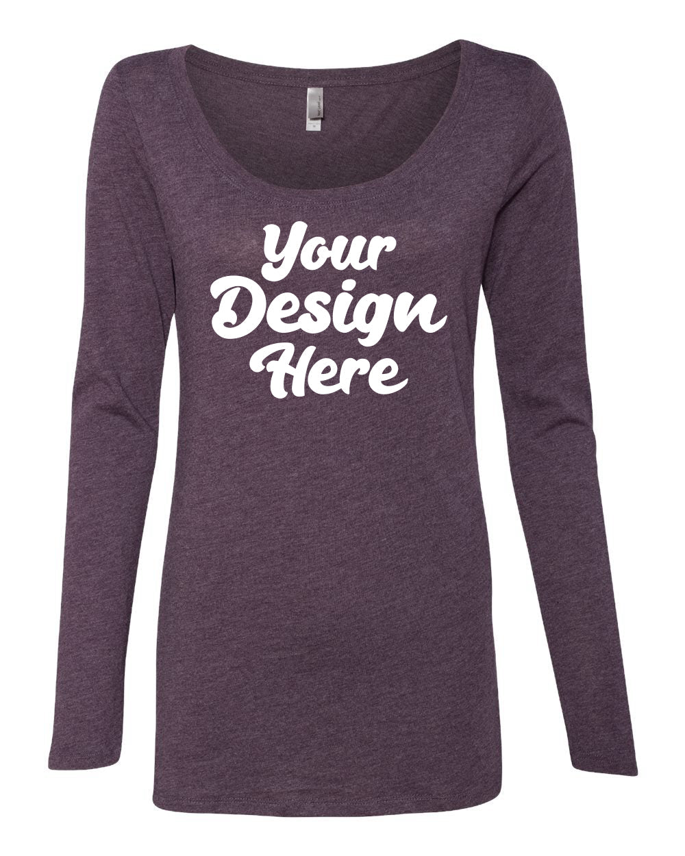 6731 | Women?s Triblend Long Sleeve Scoop