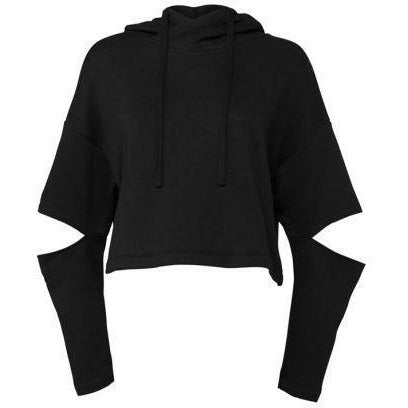 7504  | FWD Fashion Women's Cut Out Fleece Hoodie